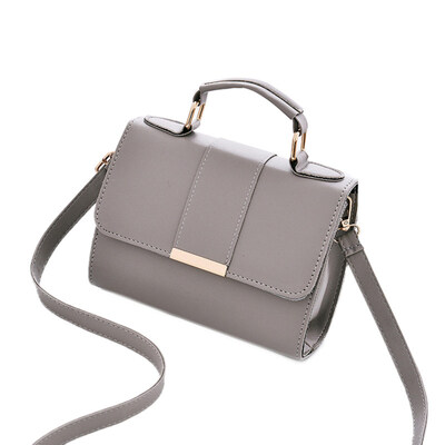 

Womens Faux Leather Square Small Flap Tote Messenger Shoulder Crossbody Bag