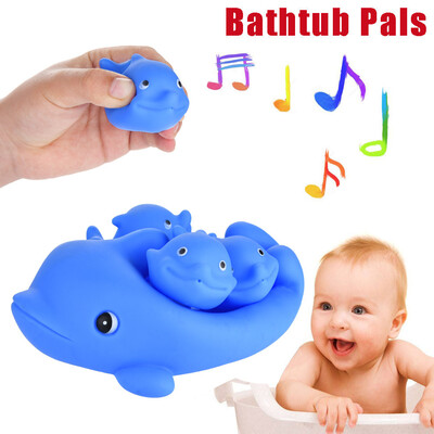 

YIWULAChildrens Family Soft Bath Dolphin Toys