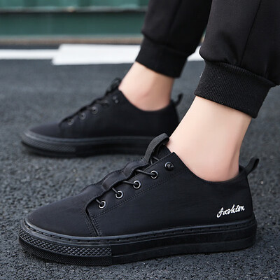 

Spiritual society guy male shoes Korean version of the trend of youth casual canvas shoes mens wild board shoes tide shoes autumn