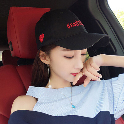 

Hong Kong style broken baseball cap Korean version of fashion cap summer sunscreen women outdoor leisure hat wholesale