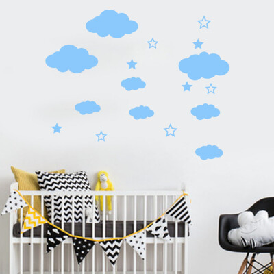 

Toponeto DIY Clouds Wall Decals Childrens Room Home Decoration Art