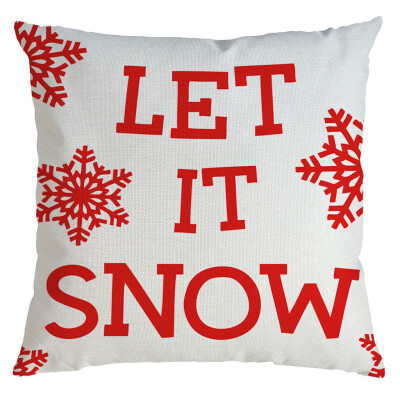 

Siaonvr Christmas Pillow Cover Pillowcases Decorative Sofa Cushion Cover 45x45cm