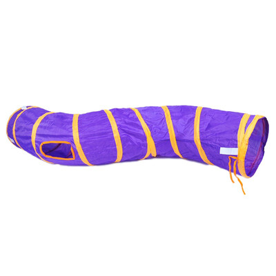 

Funny Pet Cat Tunnel Play Tunnel Foldable 1 Holes Cat Tunnel Kitten Cats Toy Bulk Cat Toys Rabbit Play Tunnel