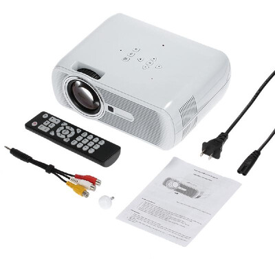 

BL-80 Mini LED Projector 1000 Lumens 1080P Full HD Contrast Ratio 10001 with HDMI AV TV Port Remote Controller
