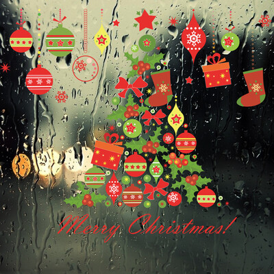 

〖Follure〗2018 Merry Christmas Household Room Wall Sticker Mural Decor Decal Removable