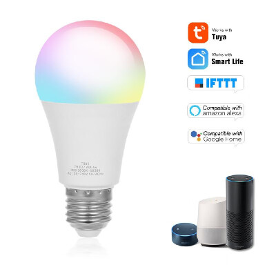 

XZ-170-A Smart WIFI LED Bulb WIFI Light RGBCW Multicolor LED Bulb 7W Dimmable Light Phone Remote Control Compatible with Alexa G