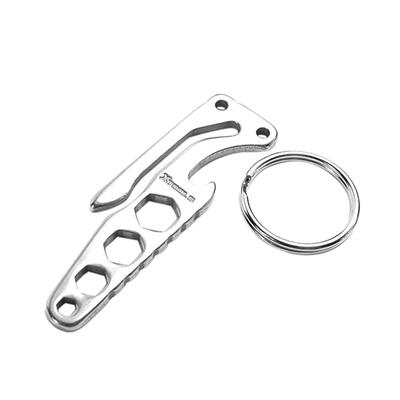 

Multifunctional Pocket Key Clip EDC Mini Tool Bottle Opener Hexagon Wrench