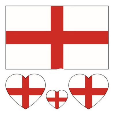 

The Football World Cup England Flag Body Tattoo Stickers