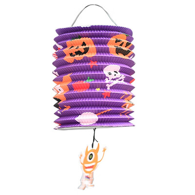 

Halloween Decorations Lights Halloween Childrens Portable Folding Organ Paper Lantern For Party