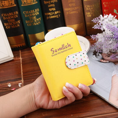 

New Women&39s Girls Short Wallet Coin Purse Organizer Pocket Small Credit Card Holder