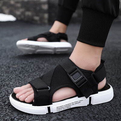 

Sandals Summer Recreational Trend Outdoor Dual-purpose Mens Sandals for Teenagers Wearing Beach Shoes Outside in Summer