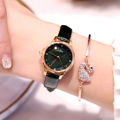 

Womens watch 2019 fashion dial water drill network celebrity watch female ins Fengsheng Department Douyin same student temperamen