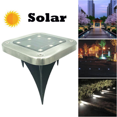 

〖Follure〗LED Solar Power Buried Light Under Ground Lamp Outdoor Path Way Garden Decking