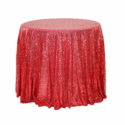 

6080120cm Sequin Glitter Tablecloth Sparkly Material Cloth Wedding Party Decor