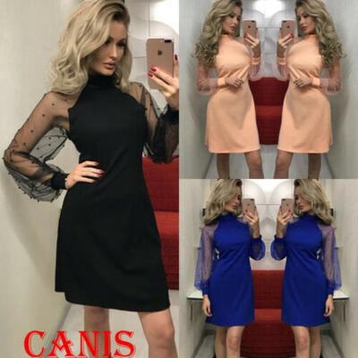 

Women Formal Wedding Bridesmaid Evening Party Ball Prom Gown Long Cocktail Dress