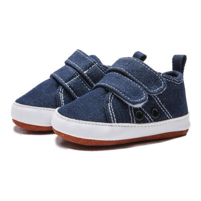 

Hot sale Casual Toddler Kids Canvas Sneakers Baby Boy Soft Sole Crib Shoes 0-18 Months 0-18M