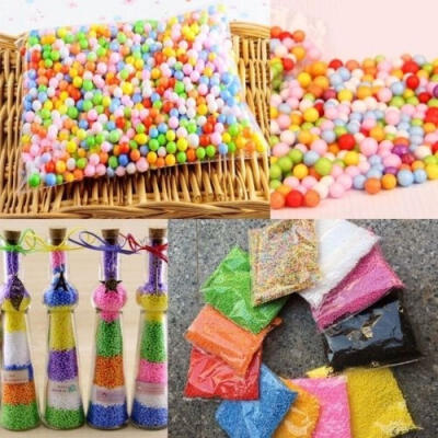 

Mini Assorted Colors Polystyrene Styrofoam Filler Foam Beads Balls Crafts UP