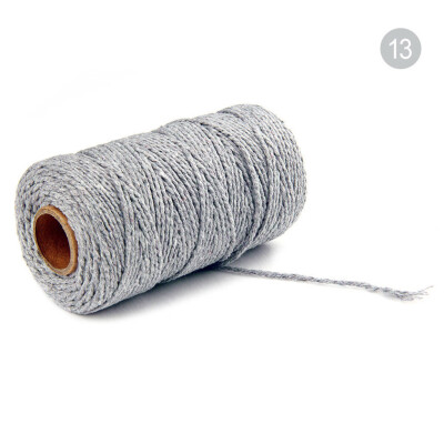 

Toponeto 100m Long100Yard Pure Cotton Twisted Cord Rope Crafts Macrame Artisan String