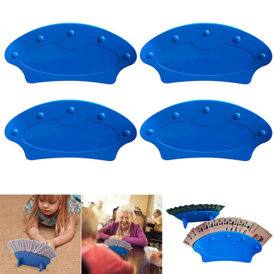 

Gobestart 4\2PCSImperial Home 1Pack Game Night Playing Card Holders - Standing Plastic Pla