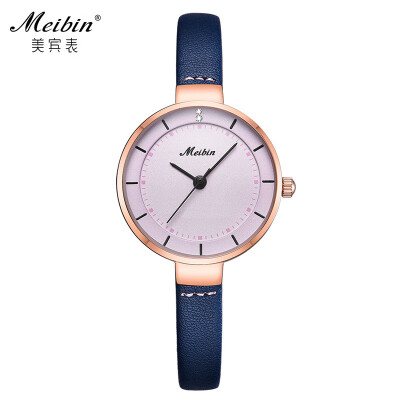 

Meibinwatch simple fresh belt watch ladies waterproof quartz watch fashion watch student female table