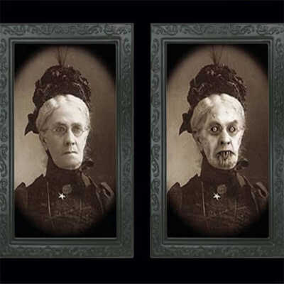 

3D Face-changing Photo Party Decoration Frame Terror Halloween Decoration Props Festive Party Supplies Halloween Decorations