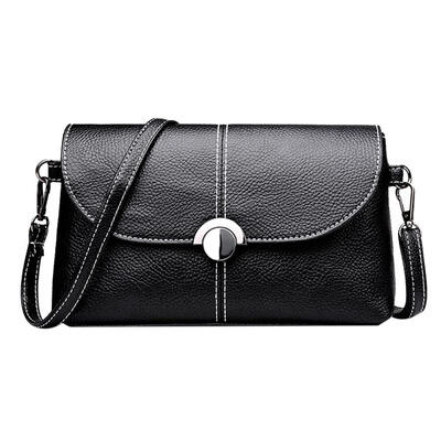 

Retro Flap Leather Women Messenger Shoulder Bags Pure Casual Crossbody Bags