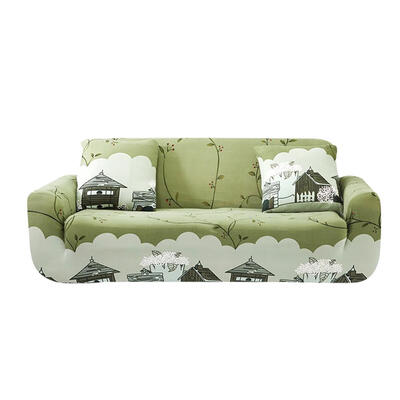 

Village Countryside Print Stretch Tight Wrap Slipcovers Elastic Sofa Cover