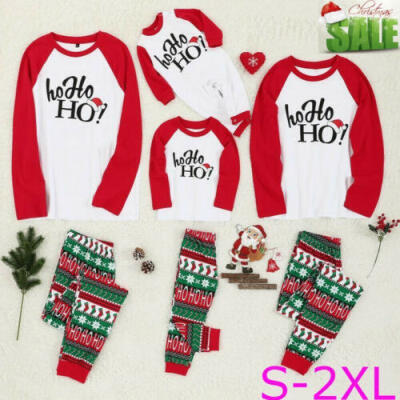 

UK New Family Matching Christmas Tree Pajamas PJs Set Xmas Sleepwear Nightwear