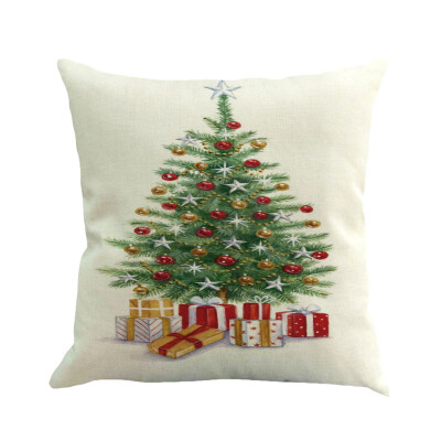 

Tailored Christmas Pillow Cover Pillowcases Decorative Sofa Cushion Cover 45x45cm