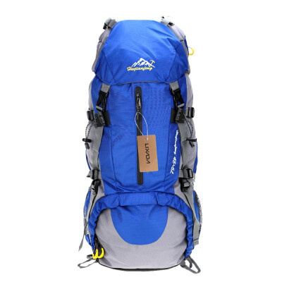 

45L5L Outdoor Hiking Trekking Polyester Cloth rucksack Camping Travel Backpack with Rain Cover 236 118 79in