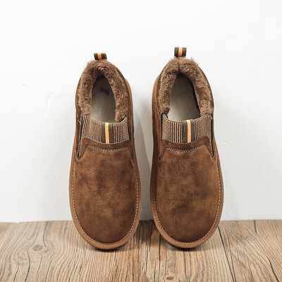 

Maos shoes womens autumn&winter extra-thick warm&warm100-lap flat-bottomed bean-bean cotton-in-cotton snow short