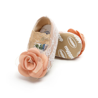 

Baby Girl Shoes Riband Lace Floral Up PU Leather Princess Baby Shoes First Walkers Newborn Moccasins For Girls 0-18M