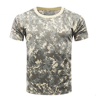 

New Army Military Shirt Men Camouflage Fitness T Shirt Tactical Combat T-Shirt Quick Dry Tshirt