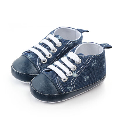 

New Canvas Baby Sneaker Sport Shoes For Girls Boys Newborn Shoes Baby Walker Infant Toddler Soft Bottom Anti-slip First Walkers