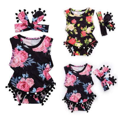 

Newborn Toddler Baby Girl Romper Jumpsuit Bodysuit Infant Clothes Outfit Sunsuit