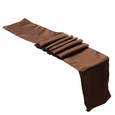 

Gobestart 30x275cm Satin Table Runner Wedding Reception Banquet Party Decoration