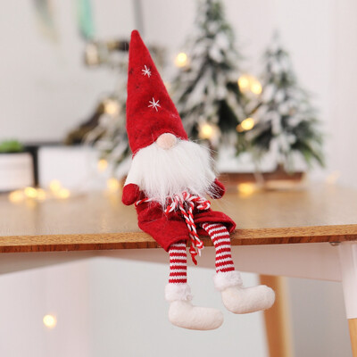 

Siaonvr Christmas Decorations Faceless Doll Boy Dolls Window Decorations