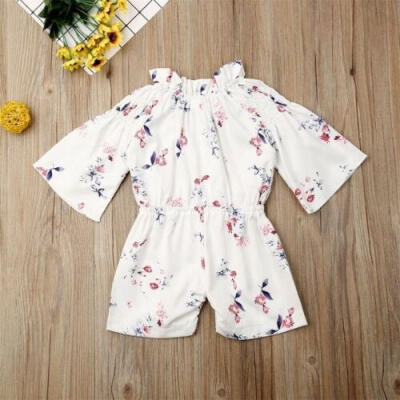 

Newborn Kids Baby Girls Clothing Lace Floral Romper Bodysuit Jumpsuit Toddler Outfits Clothes