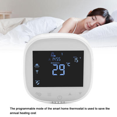 

Greensen WiFi Programmable Thermostat Digital Touch Screen Temperature Control Humidity Sensor 90-240V