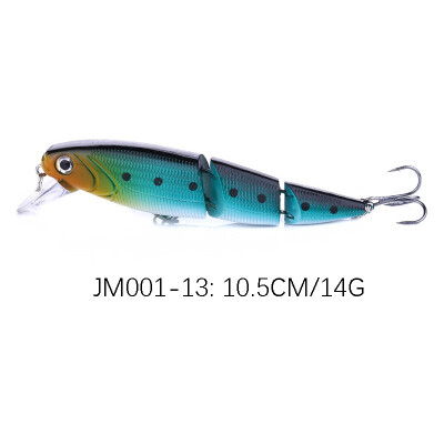 

VISSEN 1PCS 105cm 14g Multi Sections Fishing Bait Wobblers Minnow Fish Lures Artificial Bait Carp Fishing Gear