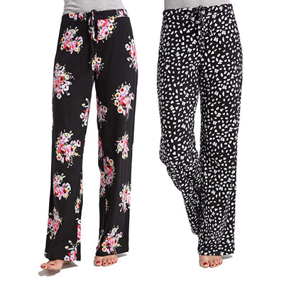 

Tailored Womens Casual Stretch Cotton Pajama Pants Simple Trousers Sport Yoga Pants