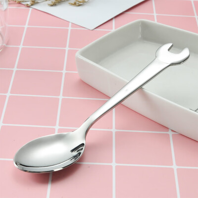 

Toponeto Wrench Shape Tableware Home Kitchen Stainless Steel Fork Spoon