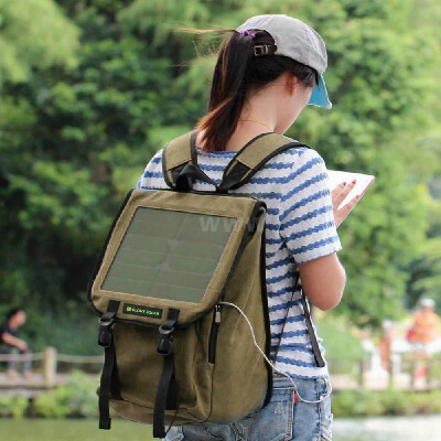 

Outdoor Solar Backpack Camping Hiking Traveling Solar Power Charge Backpack