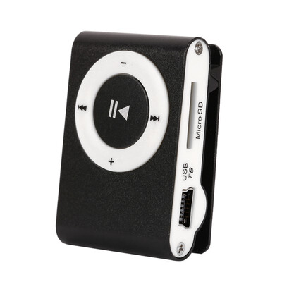 

Protable Mini Mp3 Music Player Mp3 Player Support Micro TFCard Slot USB MP3 Sport Player USB Port With Earphone For Iphone