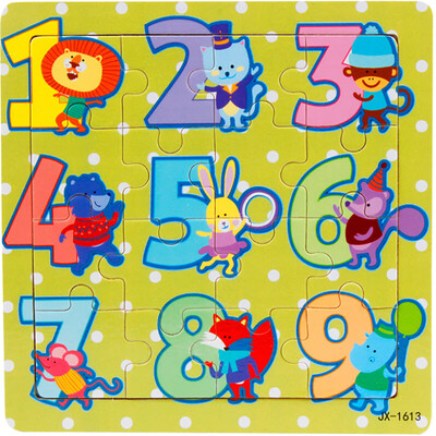 

〖Follure〗Wooden Puzzle Educational Developmental Baby Kids Training Toy