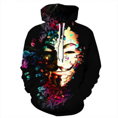 

New Fashion Eagle Hoodies Men Thin 3d Sweatshirts With Hat Print Euramerican Funny Hooded Hoodies Plus Size