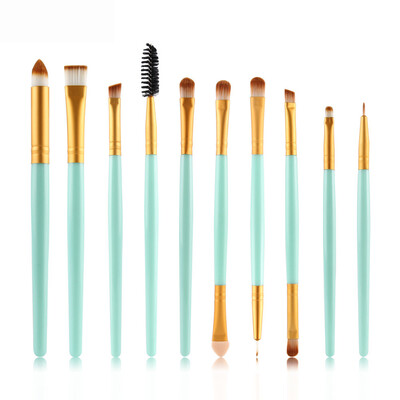 

Toponeto 10pcs Makeup Brush Set tools Make-up Toiletry Kit Wool Make Up Brush Set