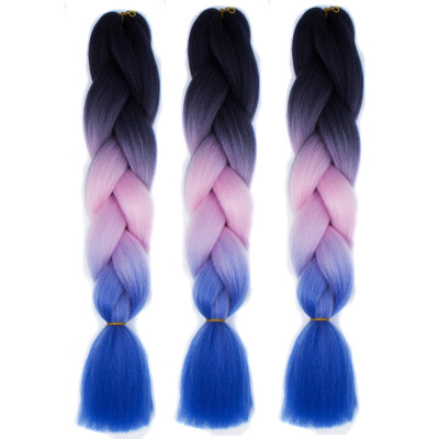 

〖Follure〗1PC New Fashion Womens Gradient Long Braid Wavy Party Wigs A