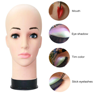 

〖Follure〗Mannequin Head Practice Make Up Wig Hat Display Training Model Eyelash Extension