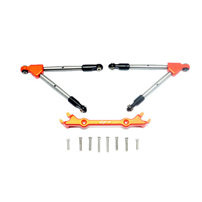 

Siaonvr Upgrade Part Aluminum Front Tie Rods with Stabilizer For Traxxas Rustler 4X4 VXL